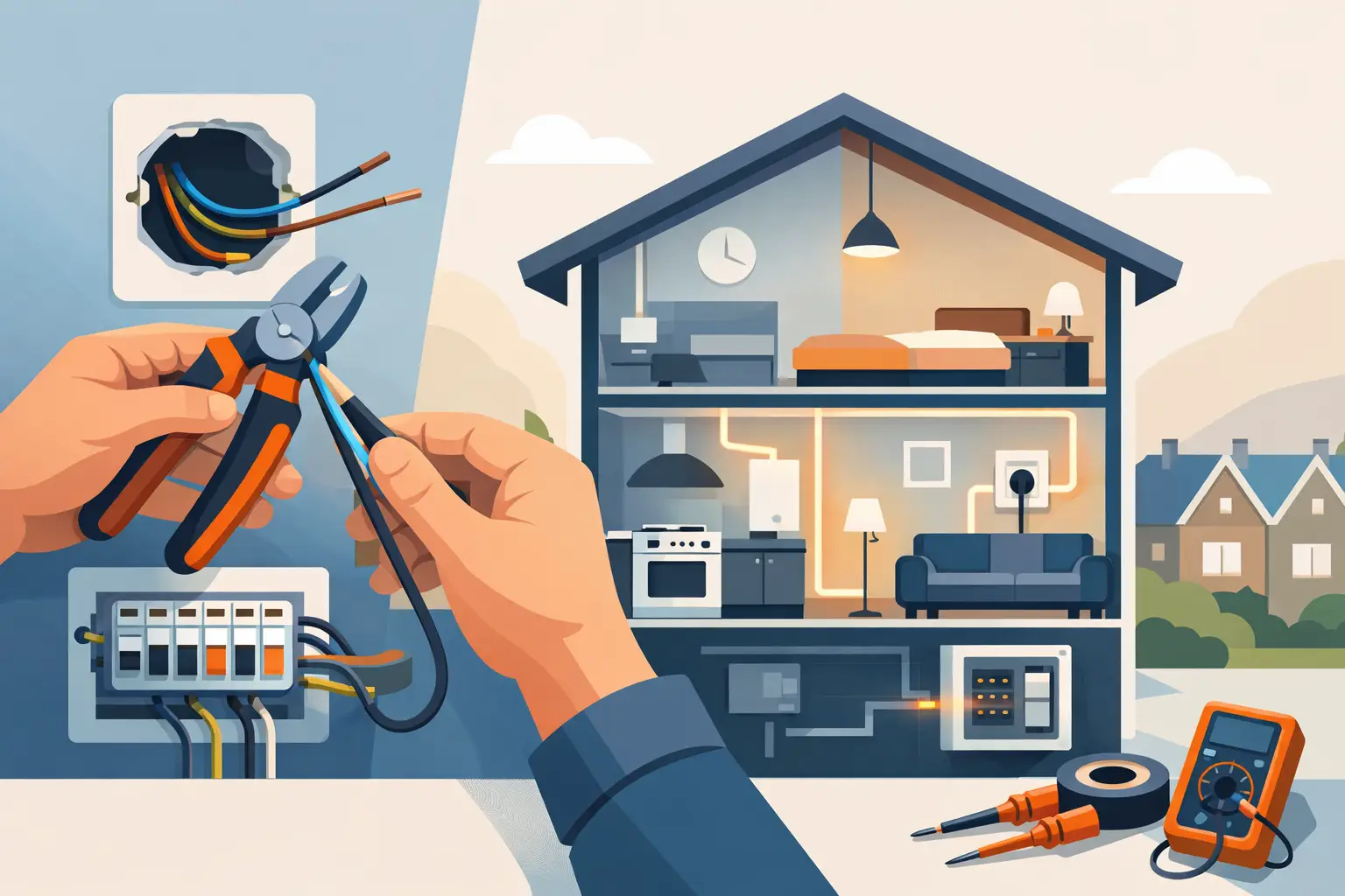 Elektra renovatie jaren 70 woning aanpak