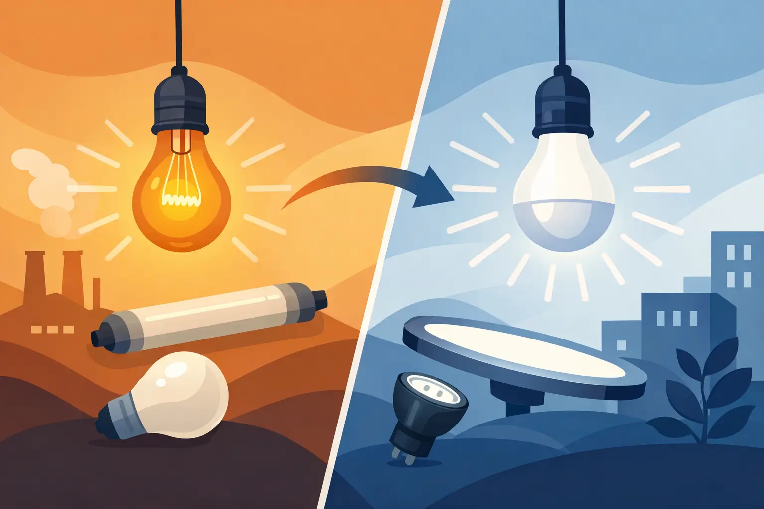 Oude verlichting vervangen door led?